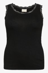 Kaffe Curve KComia Top, sort