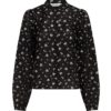 MSCH Nancy Shirt, sort/blomster