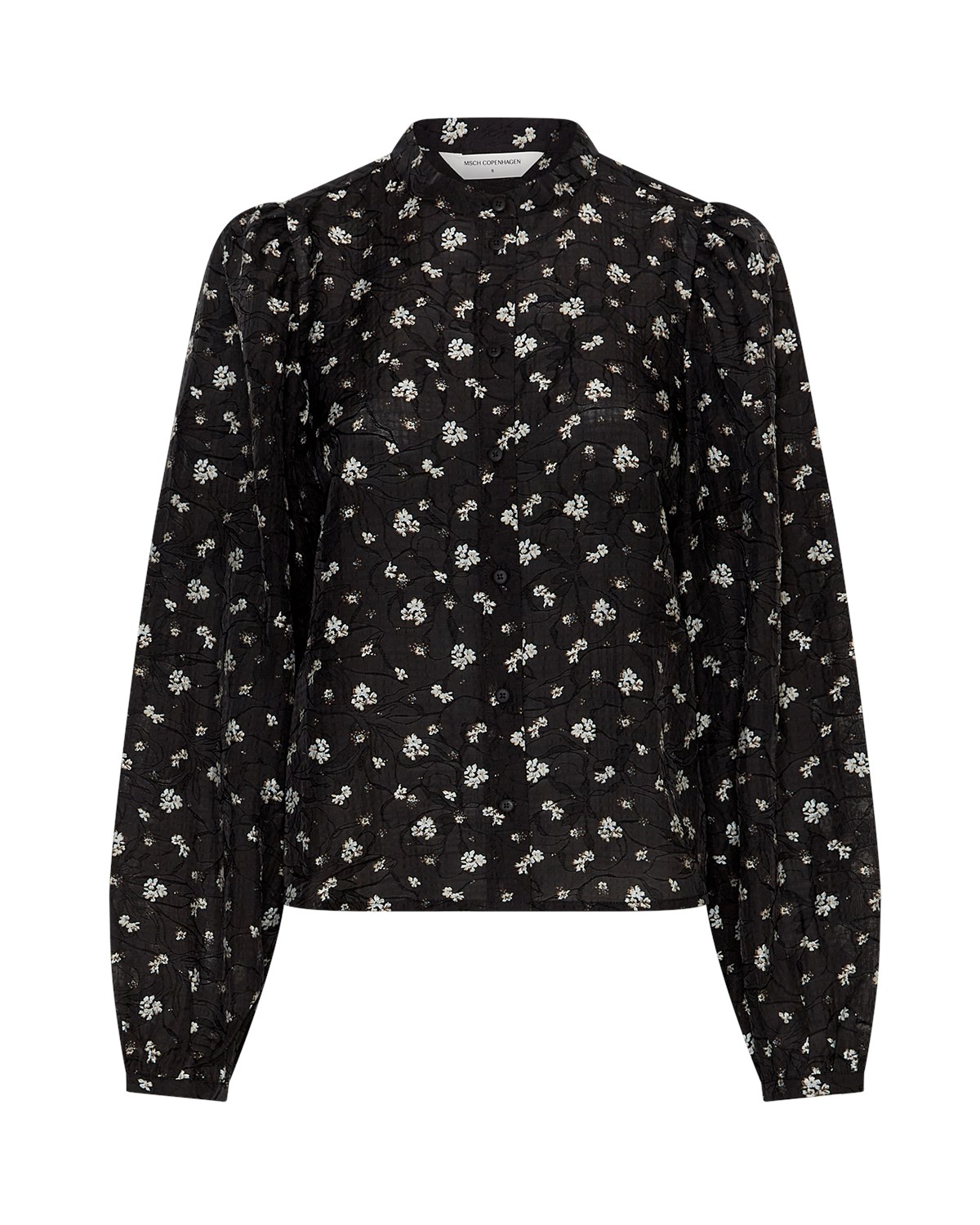 MSCH Nancy Shirt, sort/blomster