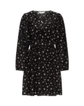 MSCH Nancy Dress, sort/blomser