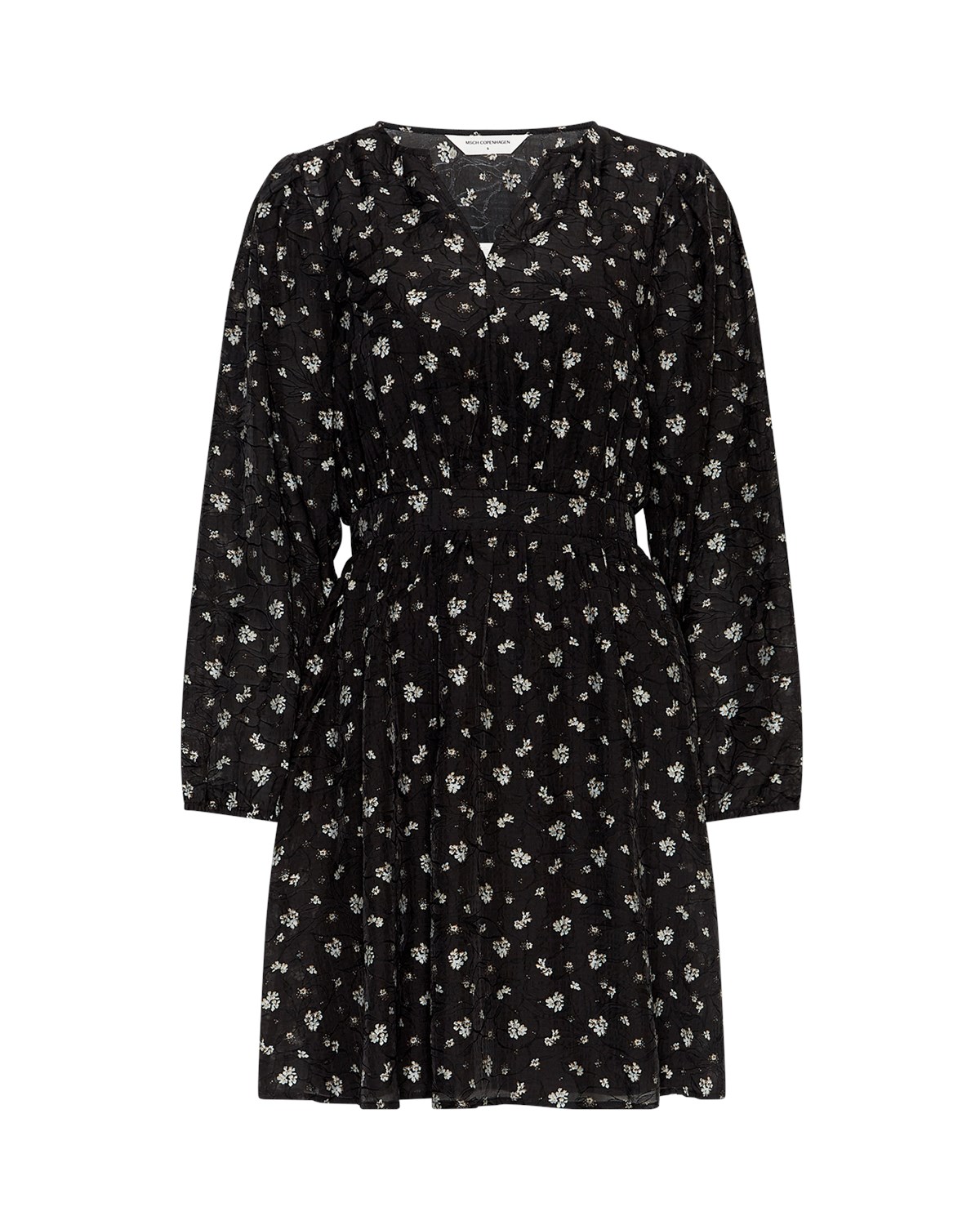 MSCH Nancy Dress, sort/blomser