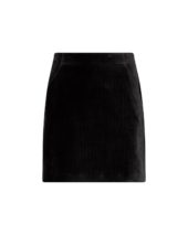 MSCH Floriana HW Skirt, sort kordfløyel