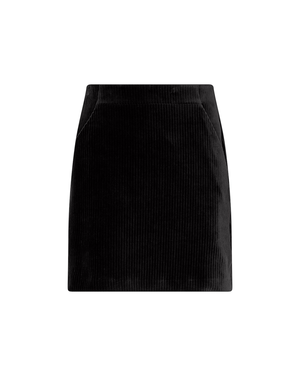 MSCH Floriana HW Skirt, sort kordfløyel
