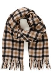 Part Two Kitha Scarf, sort/beige