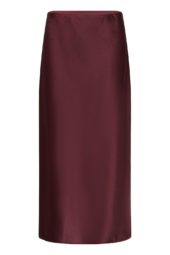 Kaffe KAlotte Skirt midi, burgunder