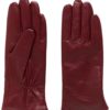 Part Two Carrin Gloves, skinnhansker, burgunder