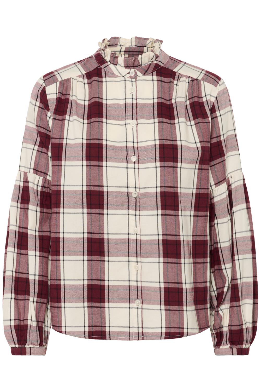 Part Two Samilla Shirt, rutet