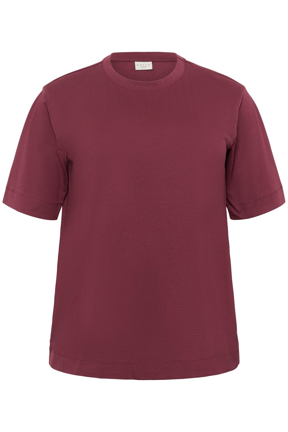 Kaffe Curve KCminaT-shirt, burgunder