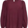 Kaffe Curve KCviva Blouse, burgunder