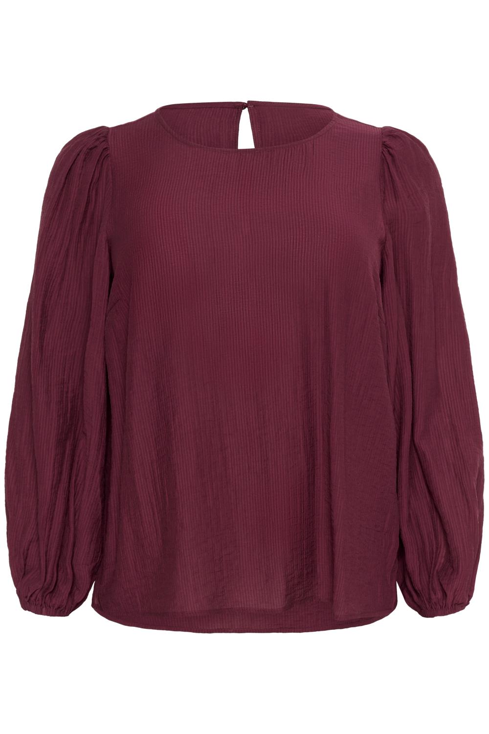 Kaffe Curve KCviva Blouse, burgunder