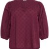 Kaffe Curve KCloulou Blouse, burgunder
