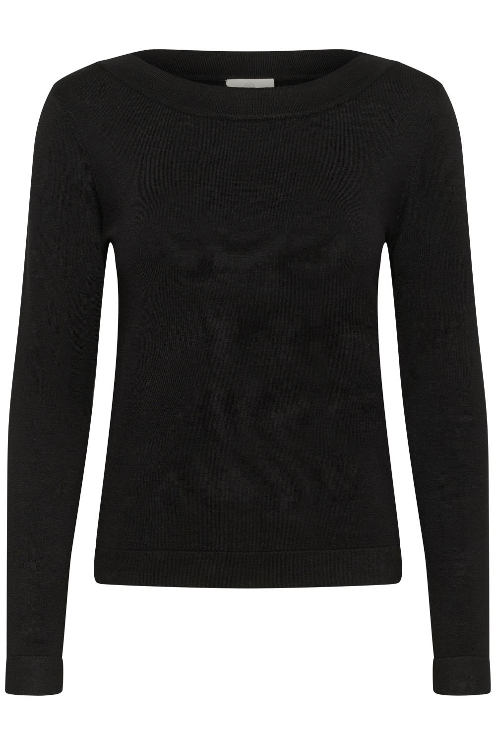 Kaffe KAlizza Knit Pullover, sort