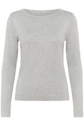Kaffe KAlizza Knit Pullover, grå