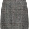Kaffe KAvivian Pencil Skirt, grå rutete
