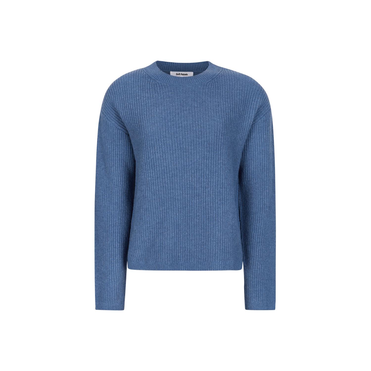 Soft Rebels SRWest Knit, blå