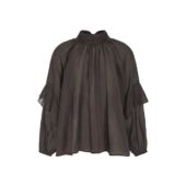 Soft Rebels SRRachel Bow-Tie Blouse, brun