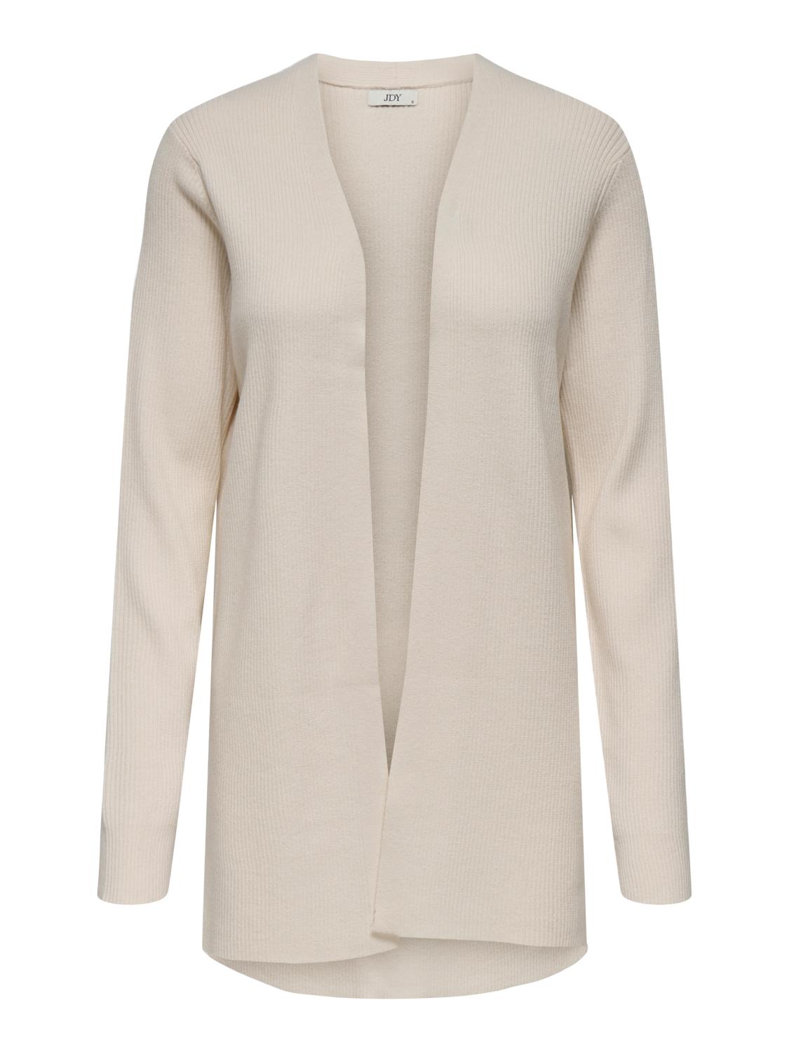 JDY Prime Life L/S Open cardigan, offwhite