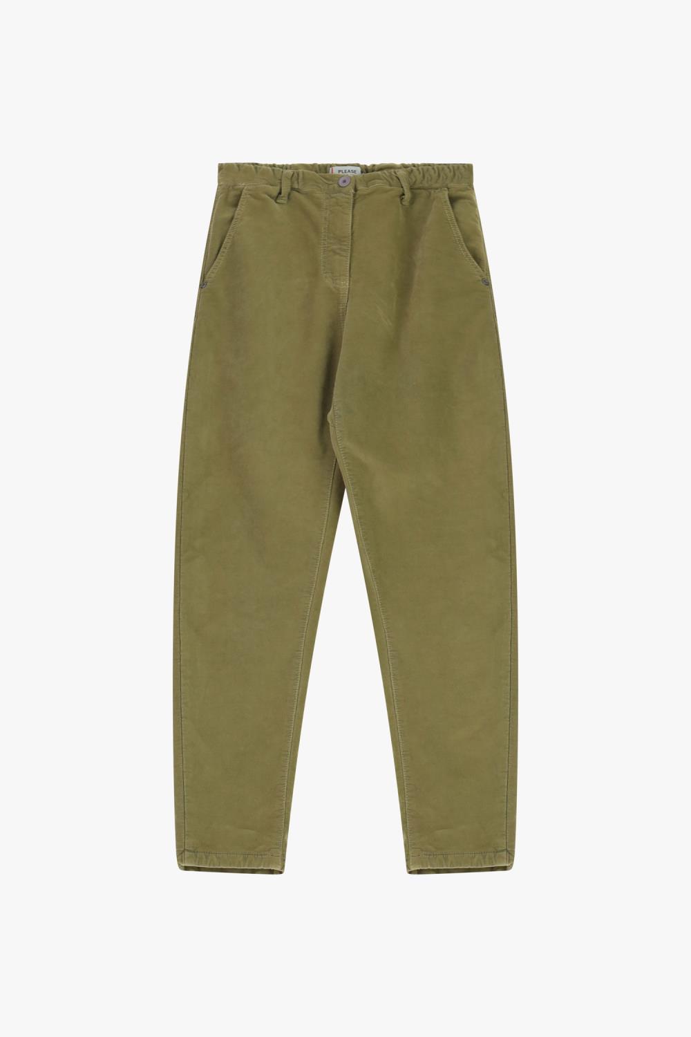 Pleace Carrot Pants Baby Corduroy, grønn
