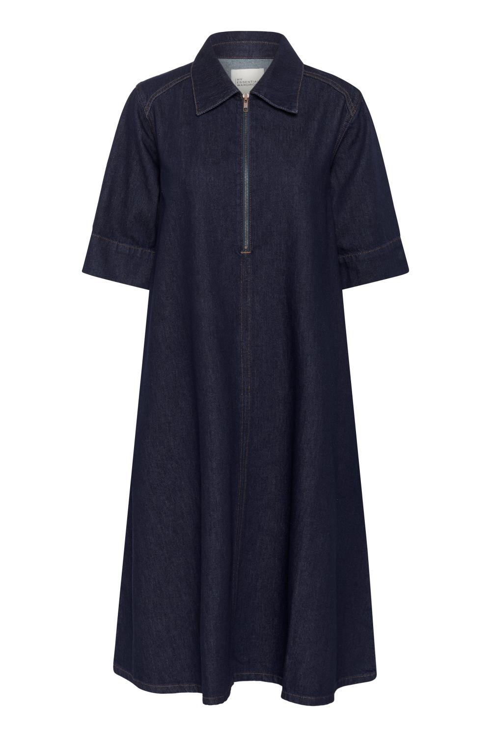 My Essential Wardrobe Malo Long Dress, denimblå