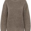 My Essential Wardrobe Paloma Knit Pullover, brun