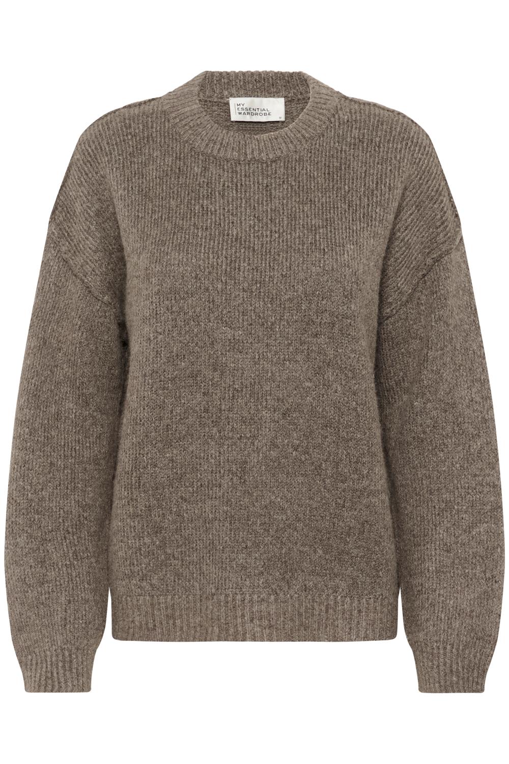 My Essential Wardrobe Paloma Knit Pullover, brun