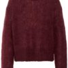 Part Two Sille Pullover, burgunder