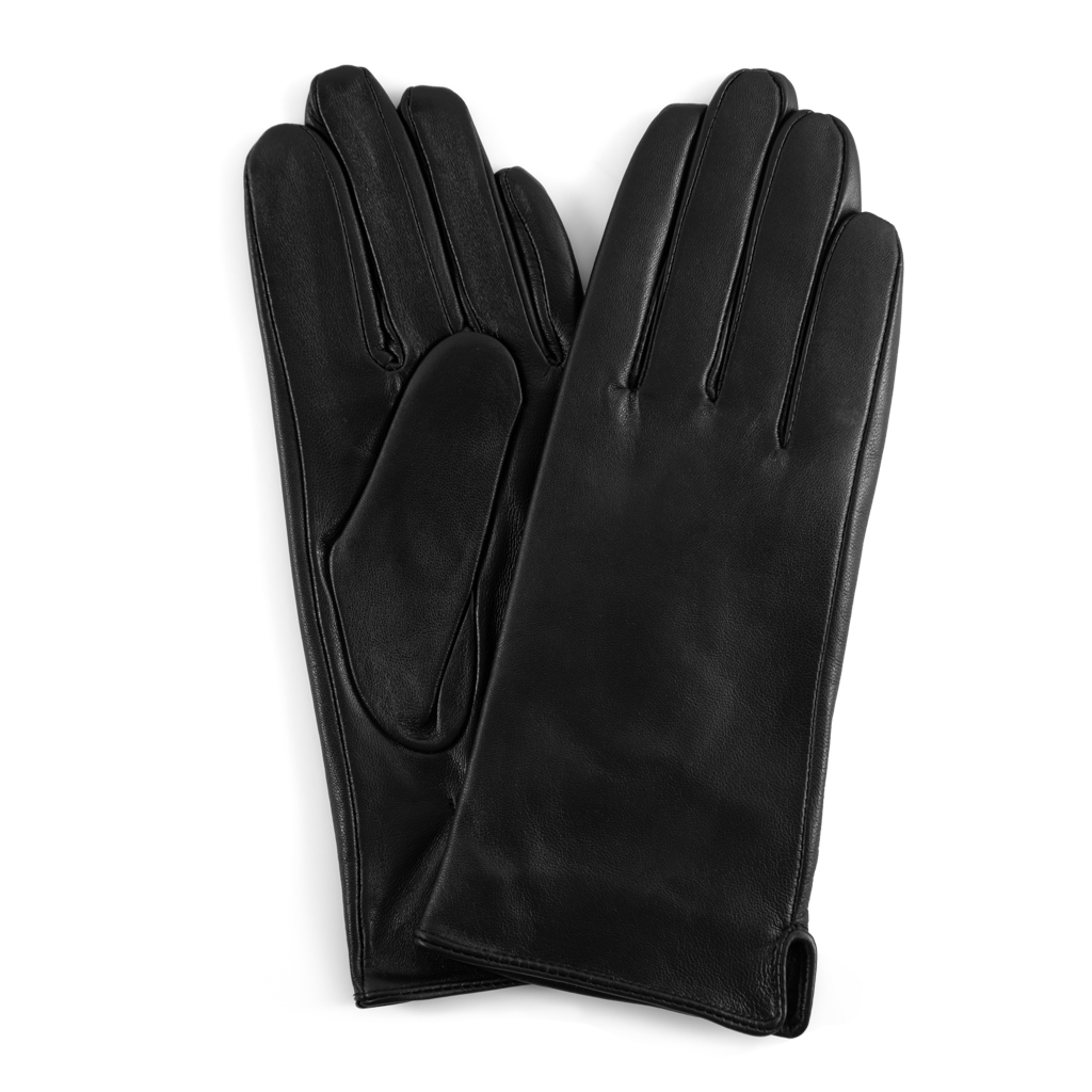 Depeche skinnhansker, sort