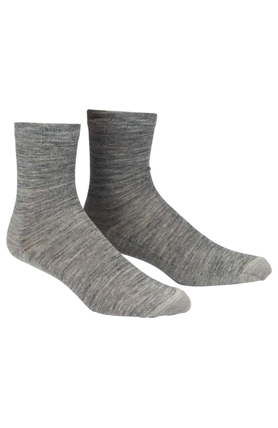 Damella of Sweden ull ankelsokk, lysgrå