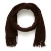 Part Two Kitha Scarf, mørk brun, ull