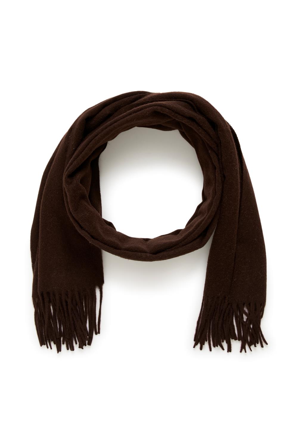 Part Two Kitha Scarf, mørk brun, ull