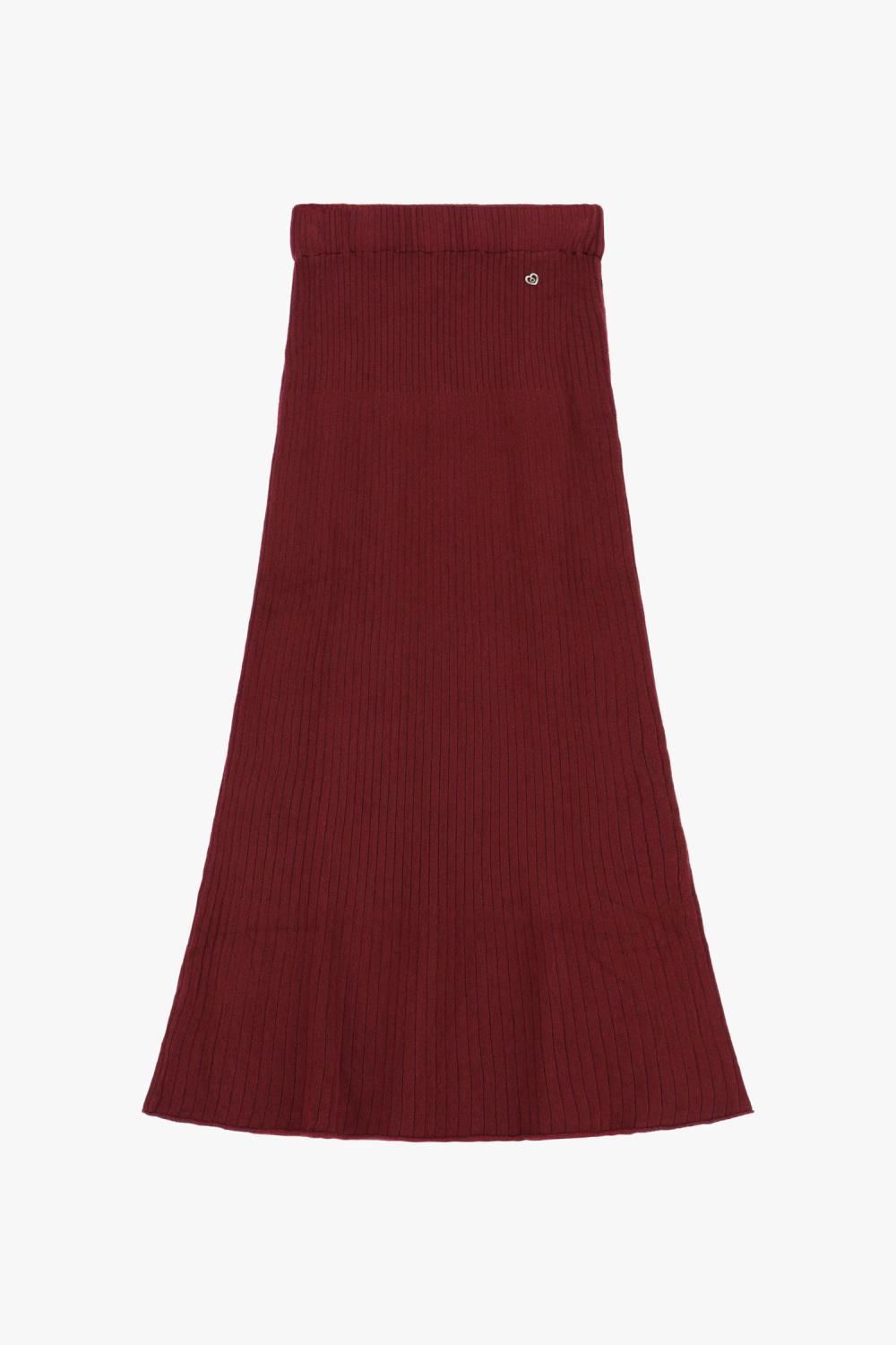 Pleace Skirt Knited, burgunder