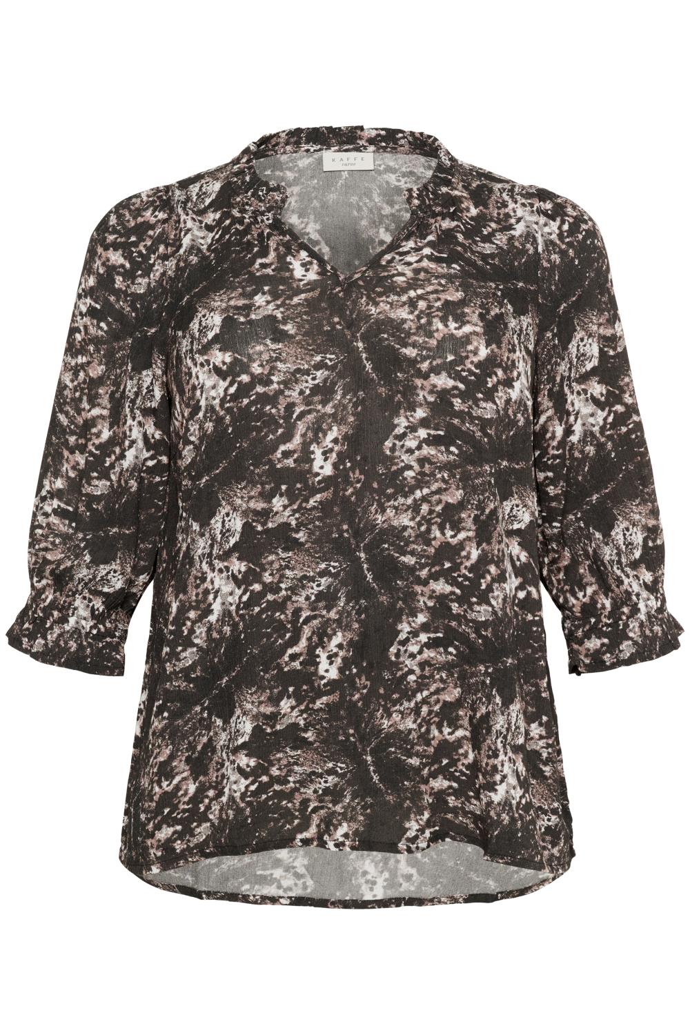 Kaffe Curve KClunda Ami Blouse, mønstret