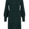 Vila Vikerry O-neck Knit Dress, mørk grønn