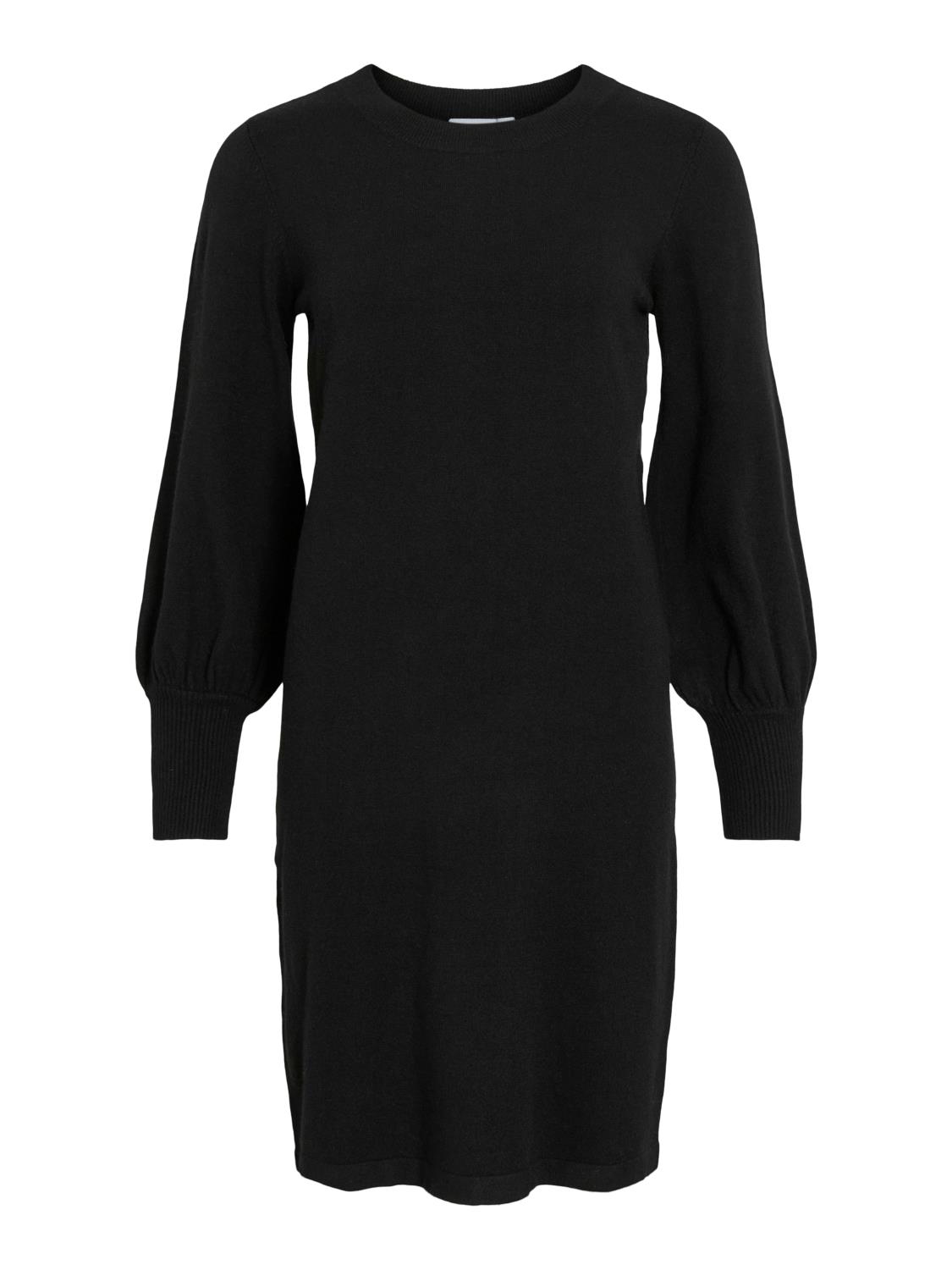 Vila Vikerry O-neck Knit Dress, sort