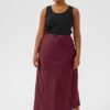 Kaffe Curve KChilla Skirt, burgunder