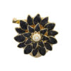 Intex Scandia, Brosje blomsterhode, sort