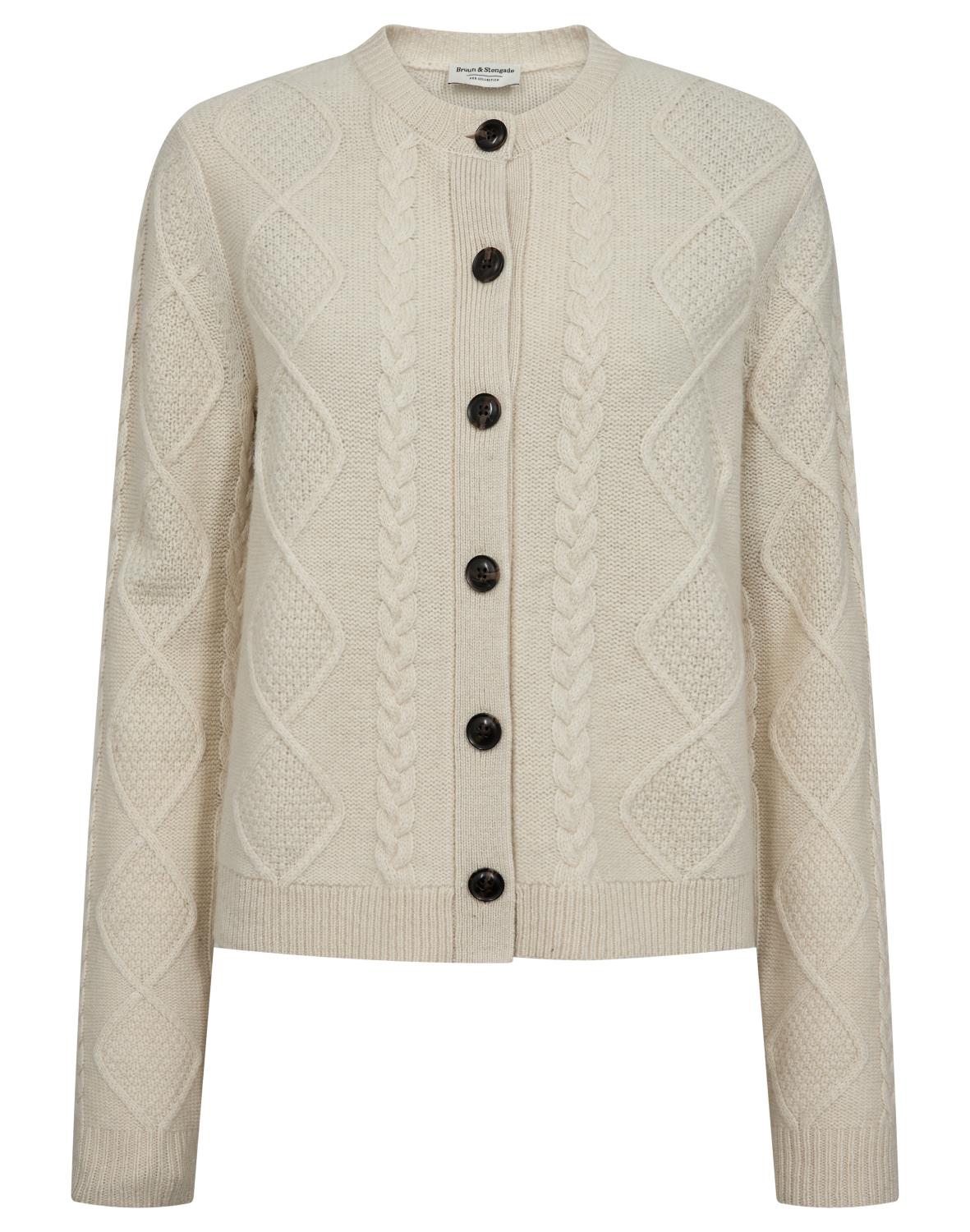 Bruun & Stengade Marita Cardigan, offwhite