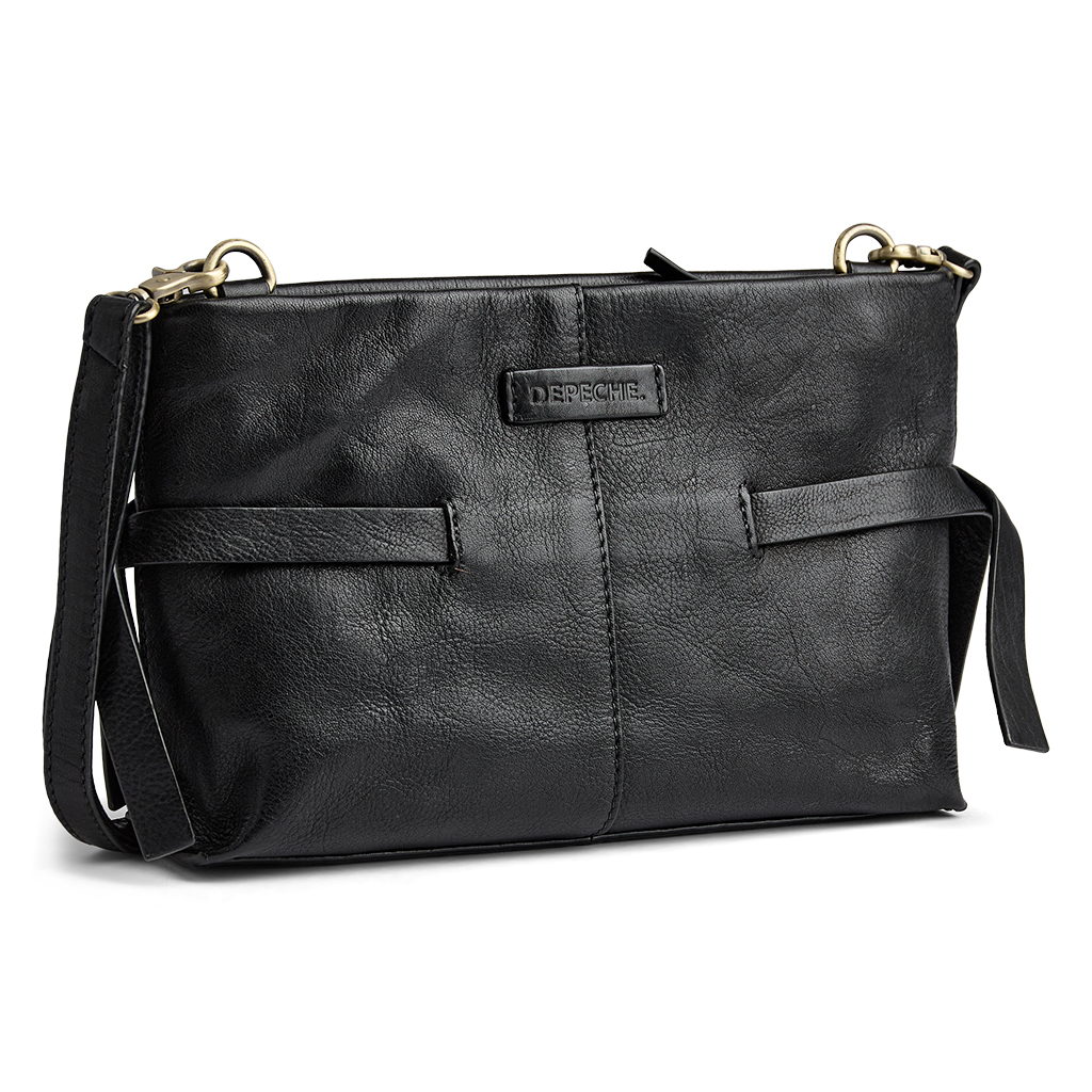 Depeche Clutch, sort skinn