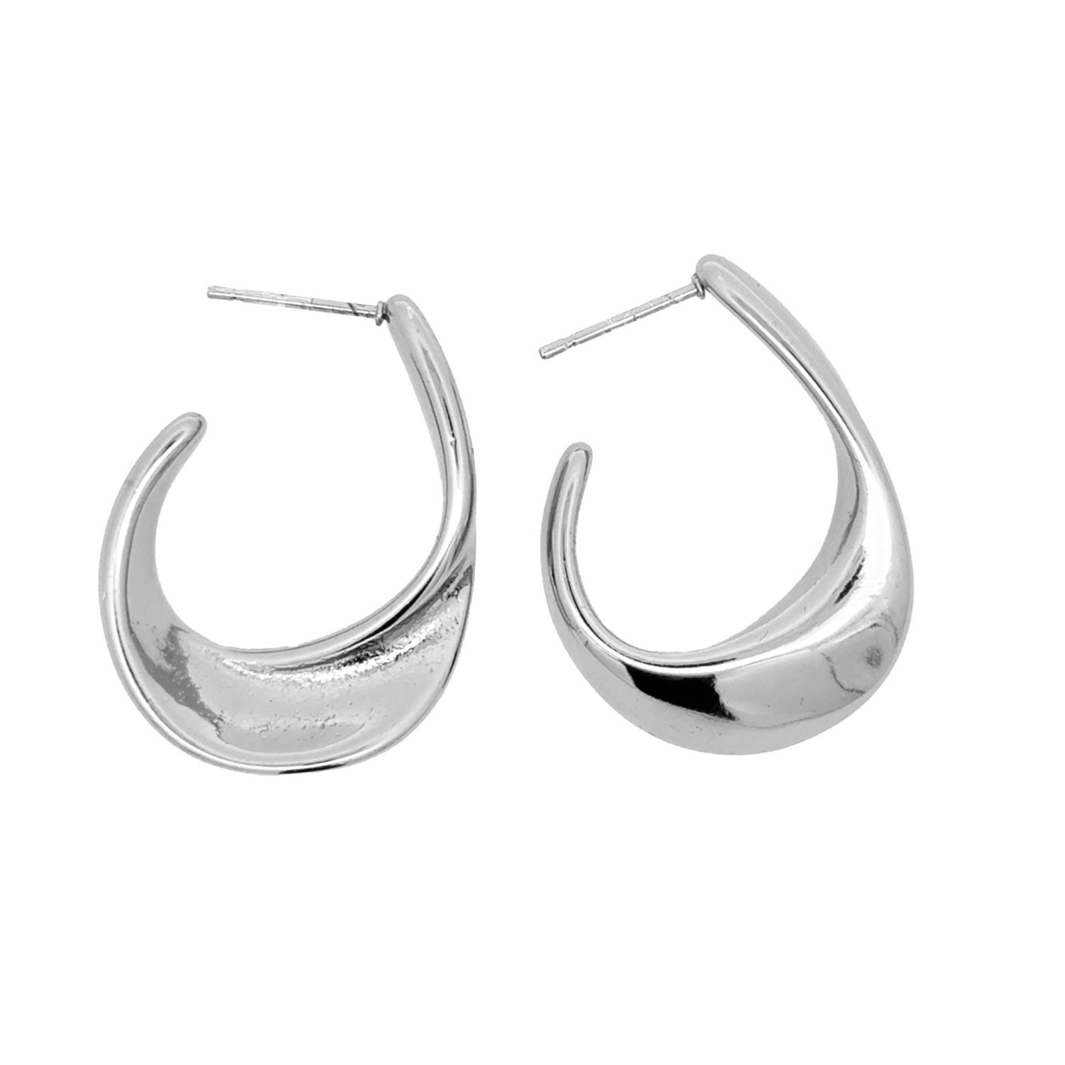 Just Oslo Store øreringer sølv