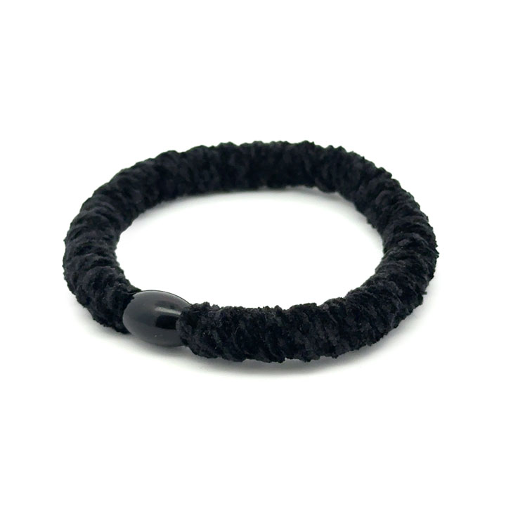 A&C Just Oslo Hårstrikk, sort chenille