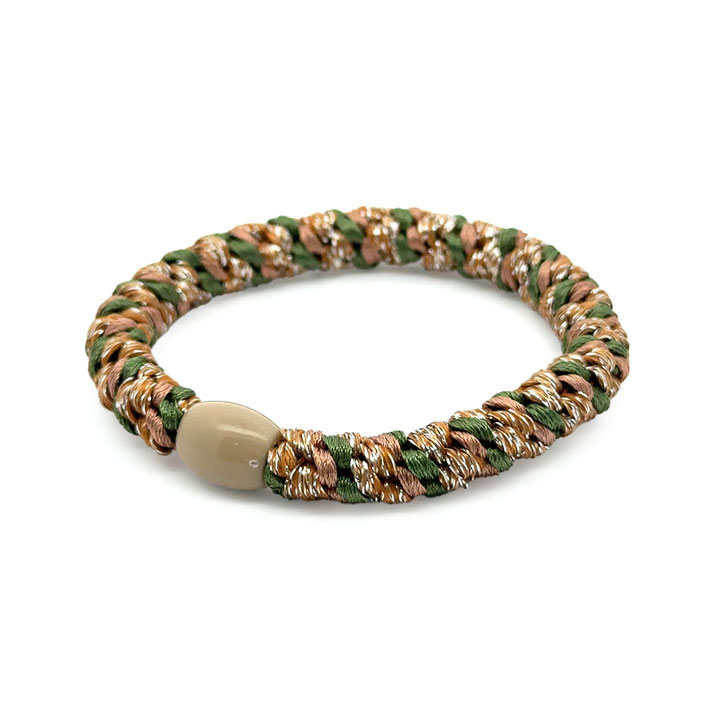 Just Oslo Hårstrikk, grønn/gull