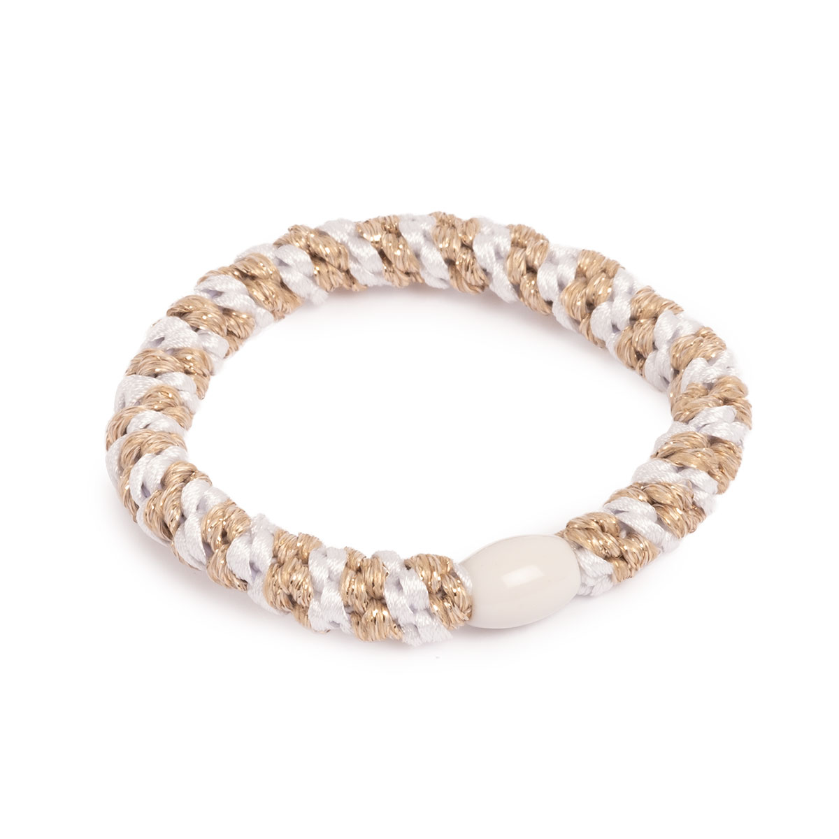 Just Oslo Hårstrikk, gull og hvit