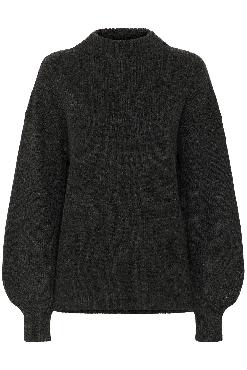 My Essential Wardrobe Palama Knit Pullover, mørkgrå