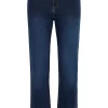 Kaffe KAmaris reg fit jeans, mørk denimblå