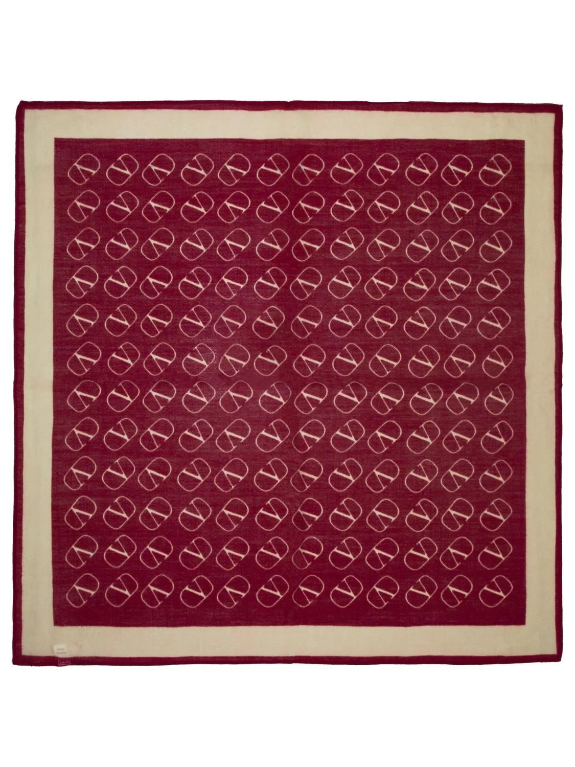 Intex Skandia ullskjerf 70x70 cm, rød