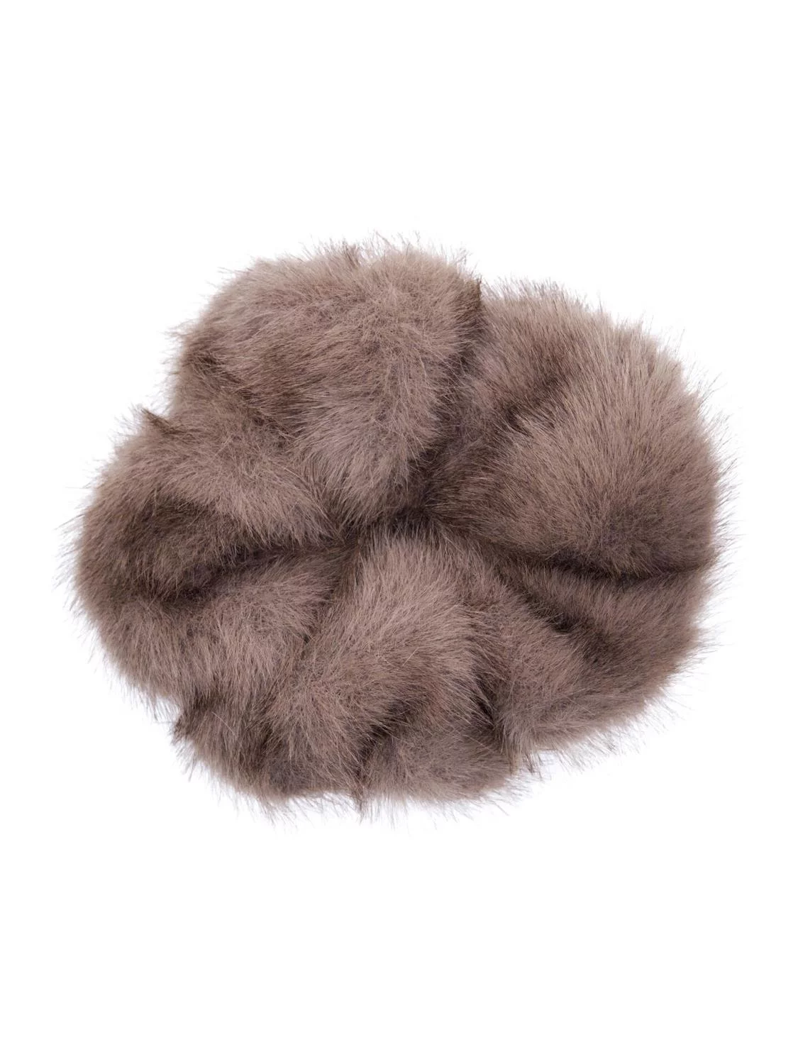 Intex Skandia Hårstrikk fake fur, brun