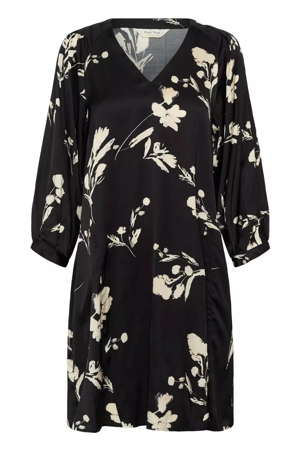 Part Two Venezia Dress, sort/beige