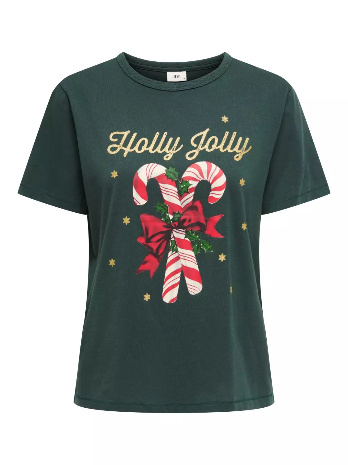 JDY Michigan Life s/s xmas top, grønn