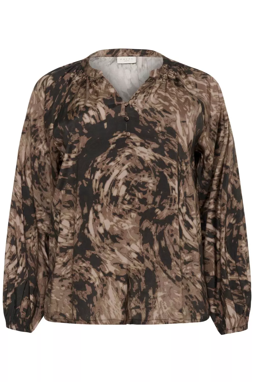 Kaffe Curve KCjamia Blouse, brun