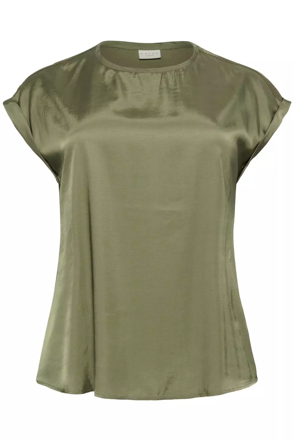 Kaffe Curve KCmilla Wing SL Blouse, grønn
